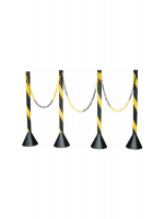 Pedestal e Corrente Plástica