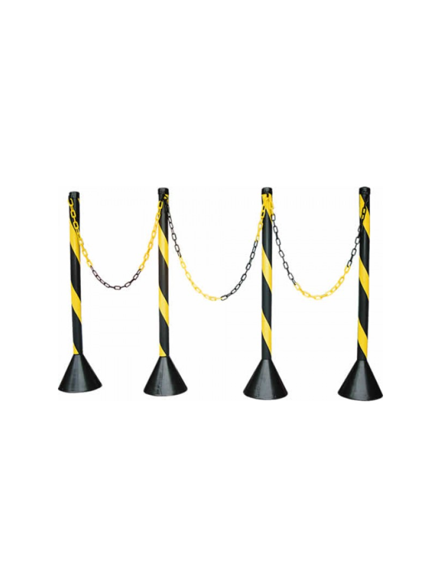 Pedestal e Corrente Plástica